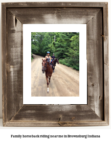 family horseback riding near me in Brownsburg, Indiana